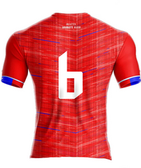 HAITI 22/23 AUTHENTIC RED JERSEY #6