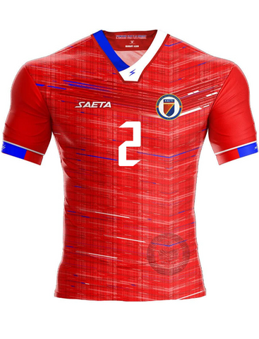 HAITI 22/23 AUTHENTIC RED JERSEY #2